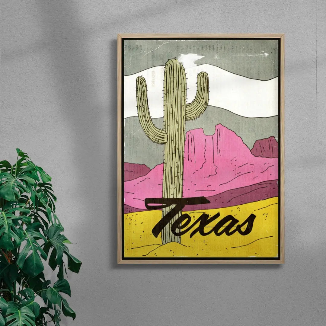 Retro Texas Desert