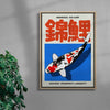 Nishikigoi 2 contemporary wall art print by Othman Zougam - sold by DROOL