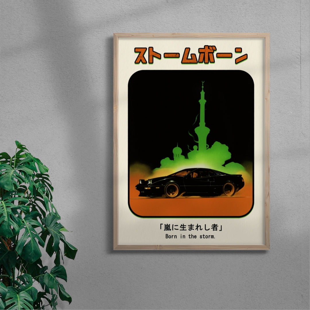 Stormborn contemporary wall art print by dolorsilentium - sold by DROOL