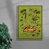 Ikebana Cuttings contemporary wall art print by Lauren Doughty - sold by DROOL