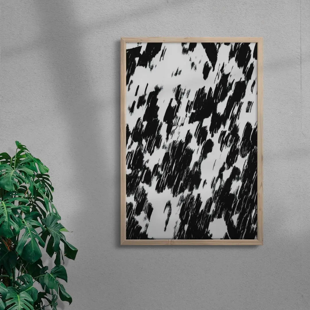 Ink Drift contemporary wall art print by Omar Belattar - sold by DROOL