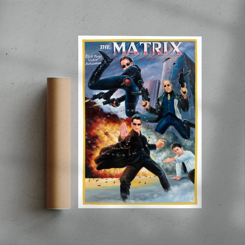 The Matrix contemporary wall art print by Deadly Prey - sold by DROOL