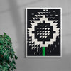HUNDREDFOLD contemporary wall art print by Xtian Miller - sold by DROOL
