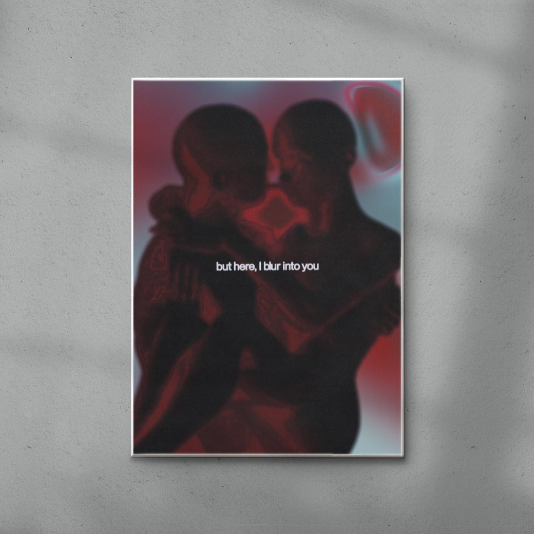 Blur Into You contemporary wall art print by Ed Reika - sold by DROOL