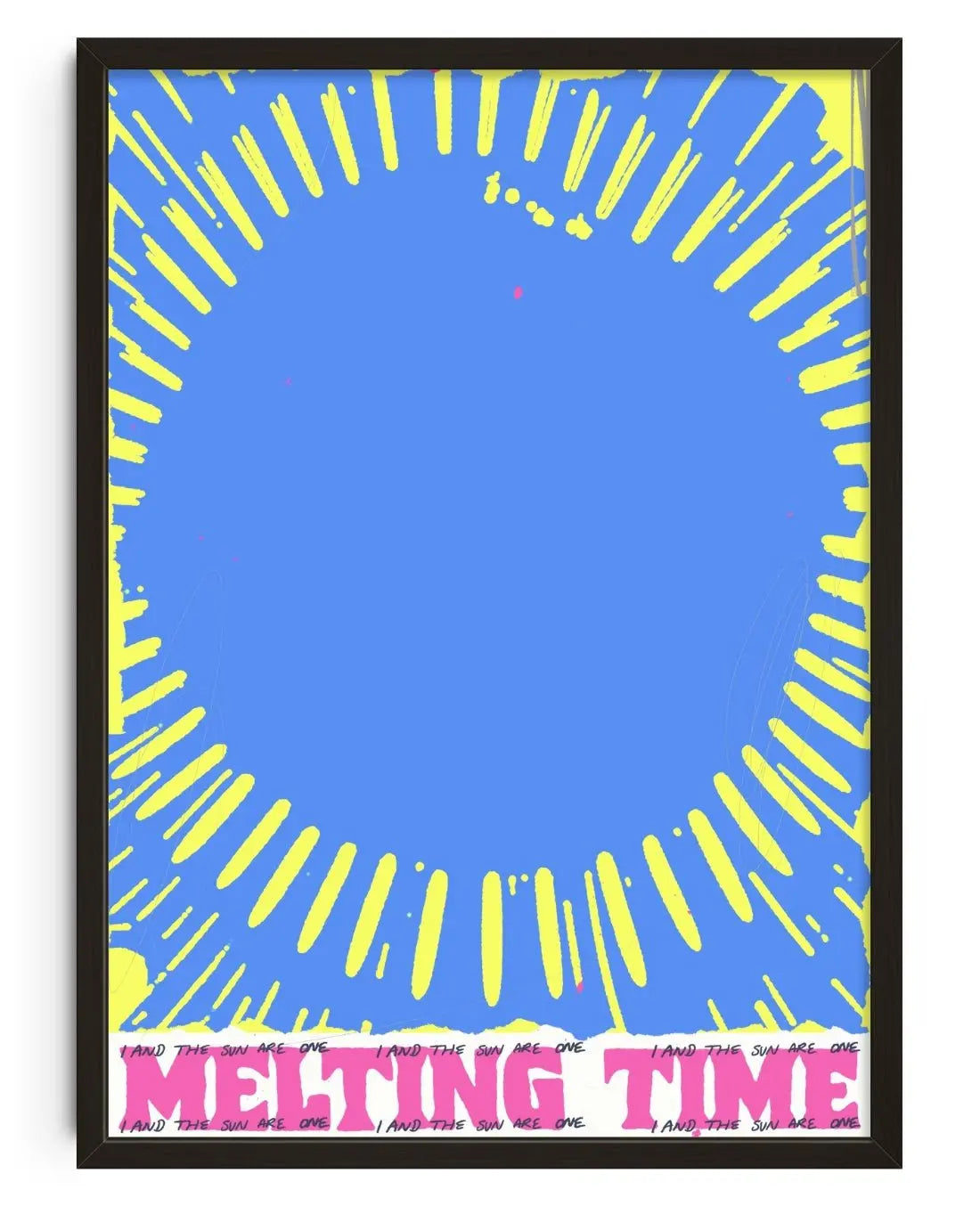 Melting time contemporary wall art print by Jorge Santos - sold by DROOL
