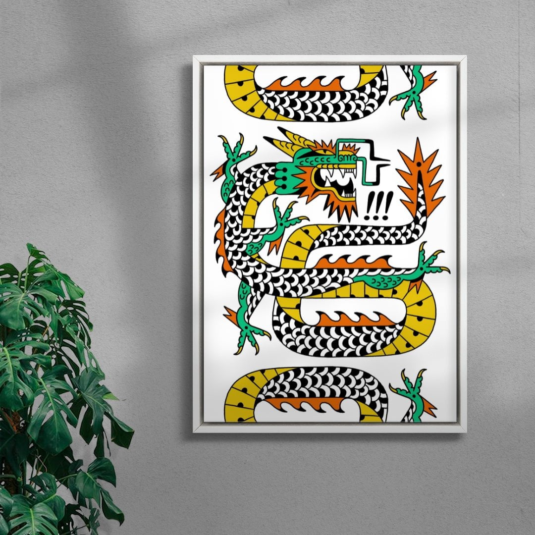 Roundhouse! contemporary wall art print by Jamie Muck - sold by DROOL