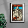 Yosemite contemporary wall art print by Othman Zougam - sold by DROOL