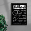 TECHNO PROBLEMS contemporary wall art print by Ignorance1 - sold by DROOL