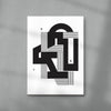 RNT contemporary wall art print by Przemek Bizoń - sold by DROOL