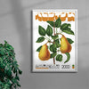 Two Pears contemporary wall art print by George Kempster - sold by DROOL