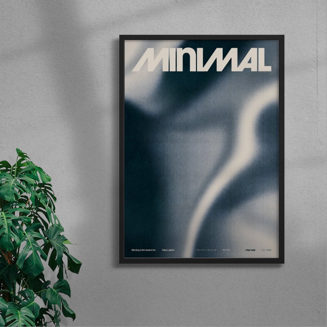 Minimal contemporary wall art print by Henry M. - sold by DROOL