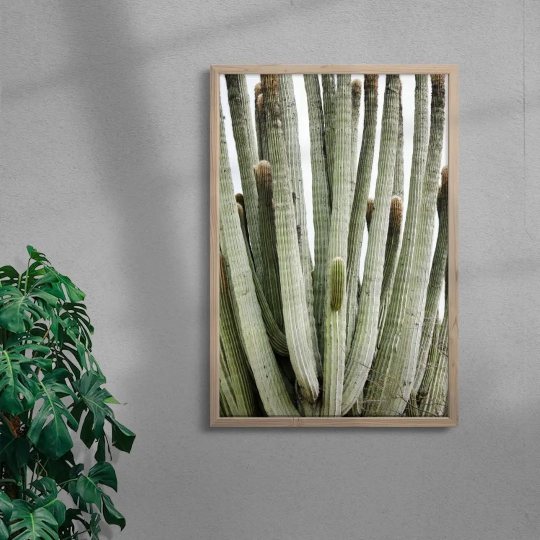 Spike contemporary wall art print by Rebecca Newman - sold by DROOL