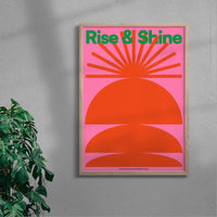 Thumbnail for Rise & Shine contemporary wall art print by John Schulisch - sold by DROOL