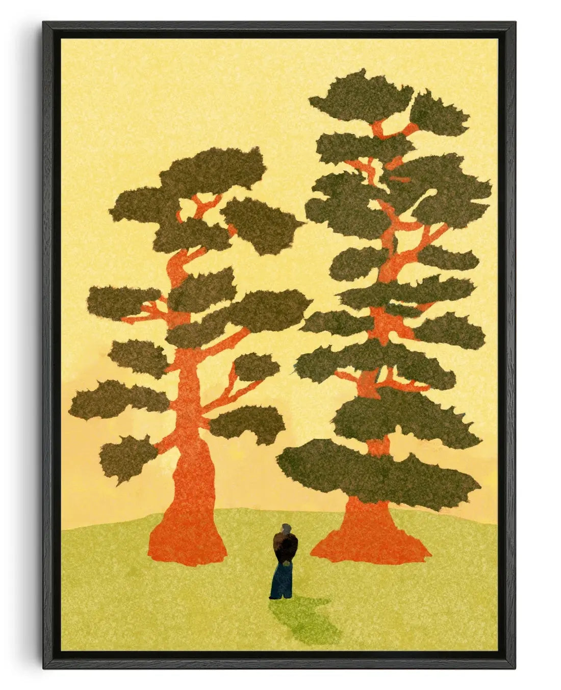 Kōkyo Higashi Gyoen contemporary canvas print by Lily Kong - sold by DROOL