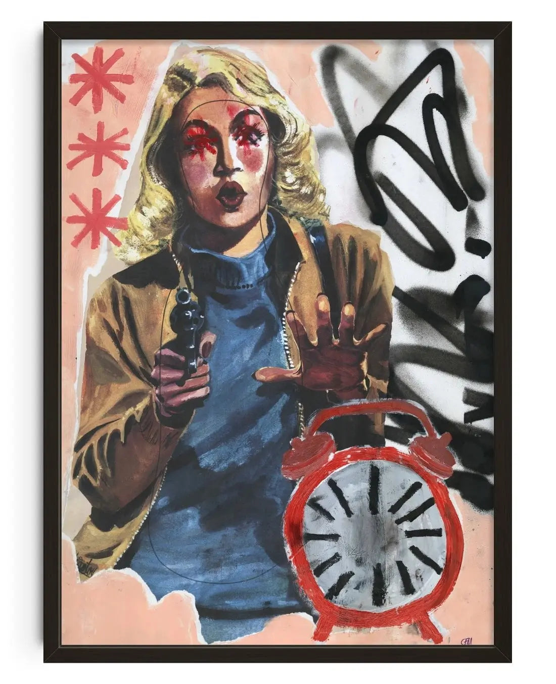 Suspended In Time contemporary wall art print by Caitlin Flood-Molyneux - sold by DROOL