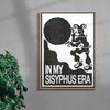Sisyphus contemporary wall art print by Alexander Khabbazi - sold by DROOL