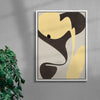 Bee contemporary canvas art print by frisk - sold by DROOL