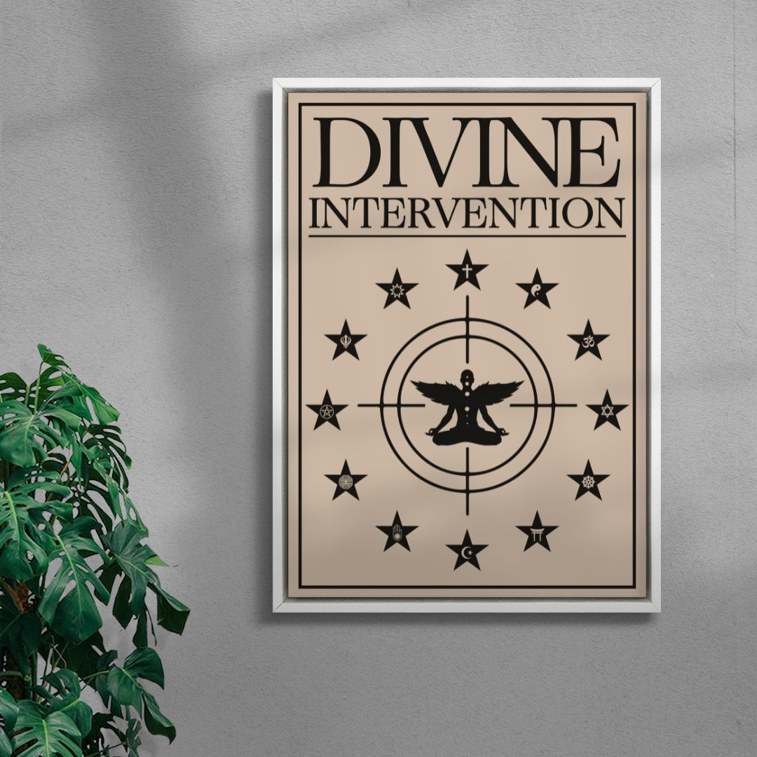 Divine Intervention contemporary wall art print by Utsav Verma - sold by DROOL