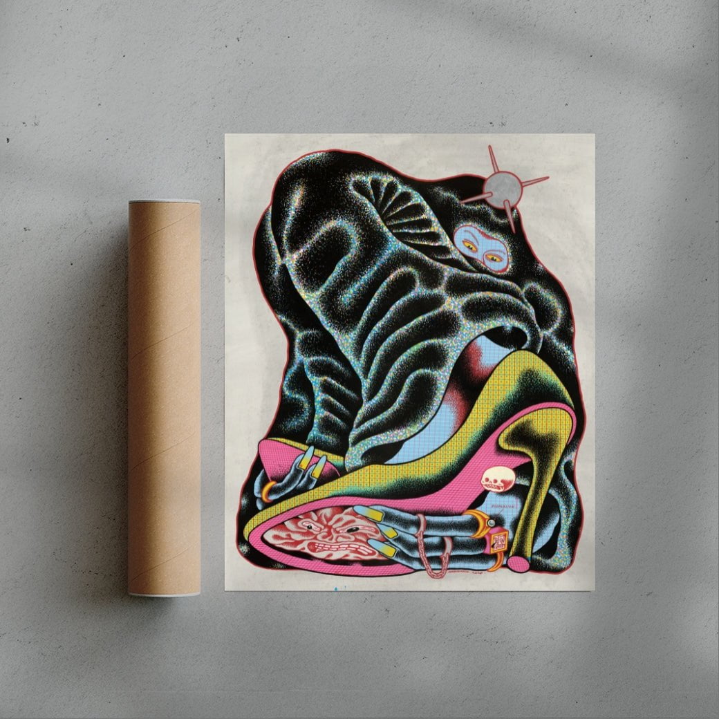 Secret No. 1 contemporary wall art print by LINWENXIN - sold by DROOL