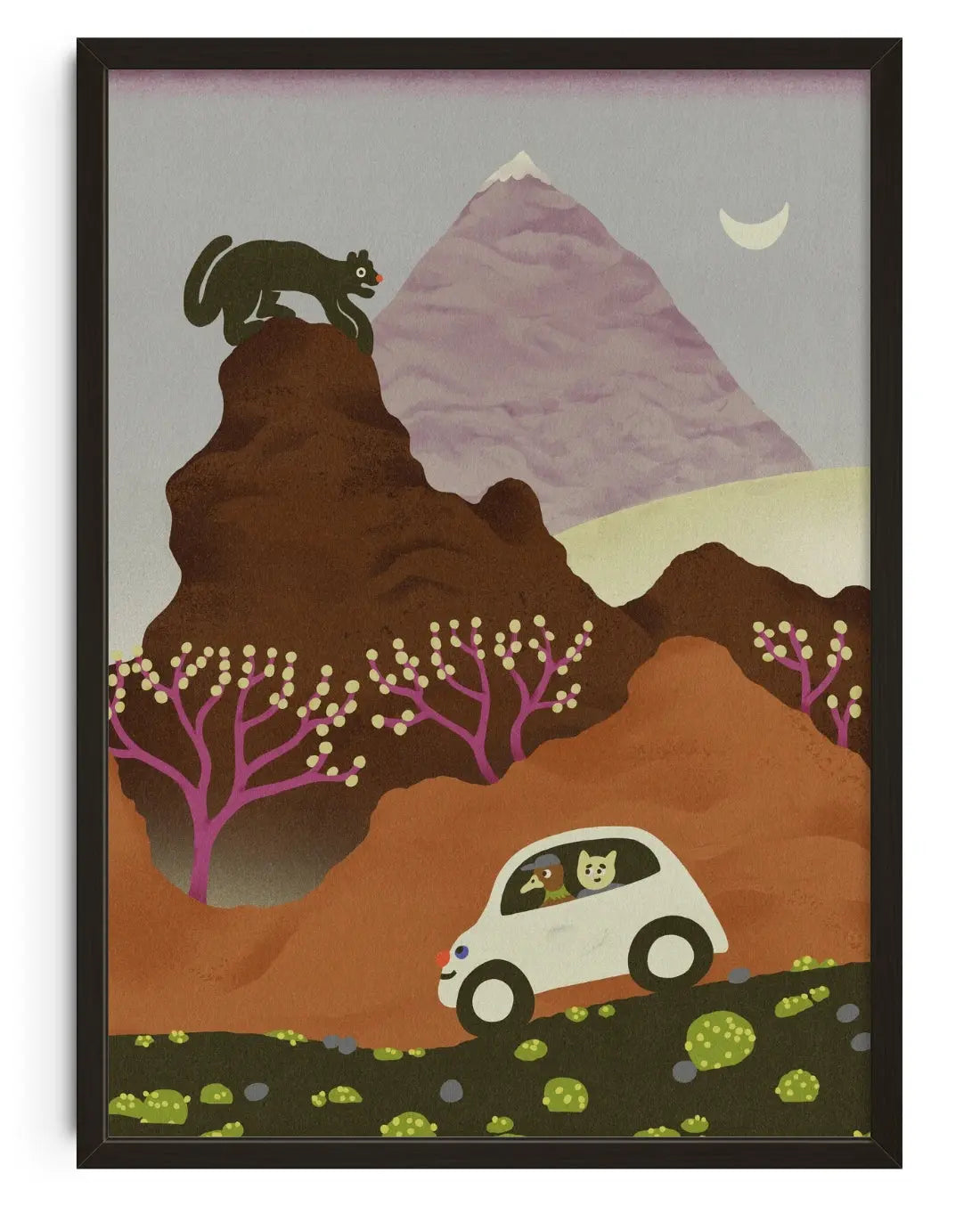 Trip contemporary art print by Zsófia Győrfi - sold by DROOL