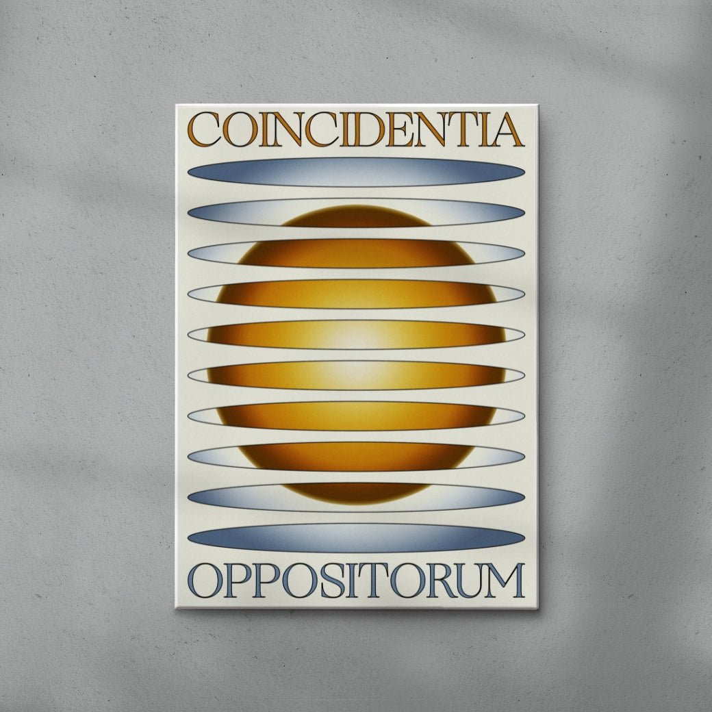 Unity of Opposites (Fig.2) contemporary wall art print by Utsav Verma - sold by DROOL