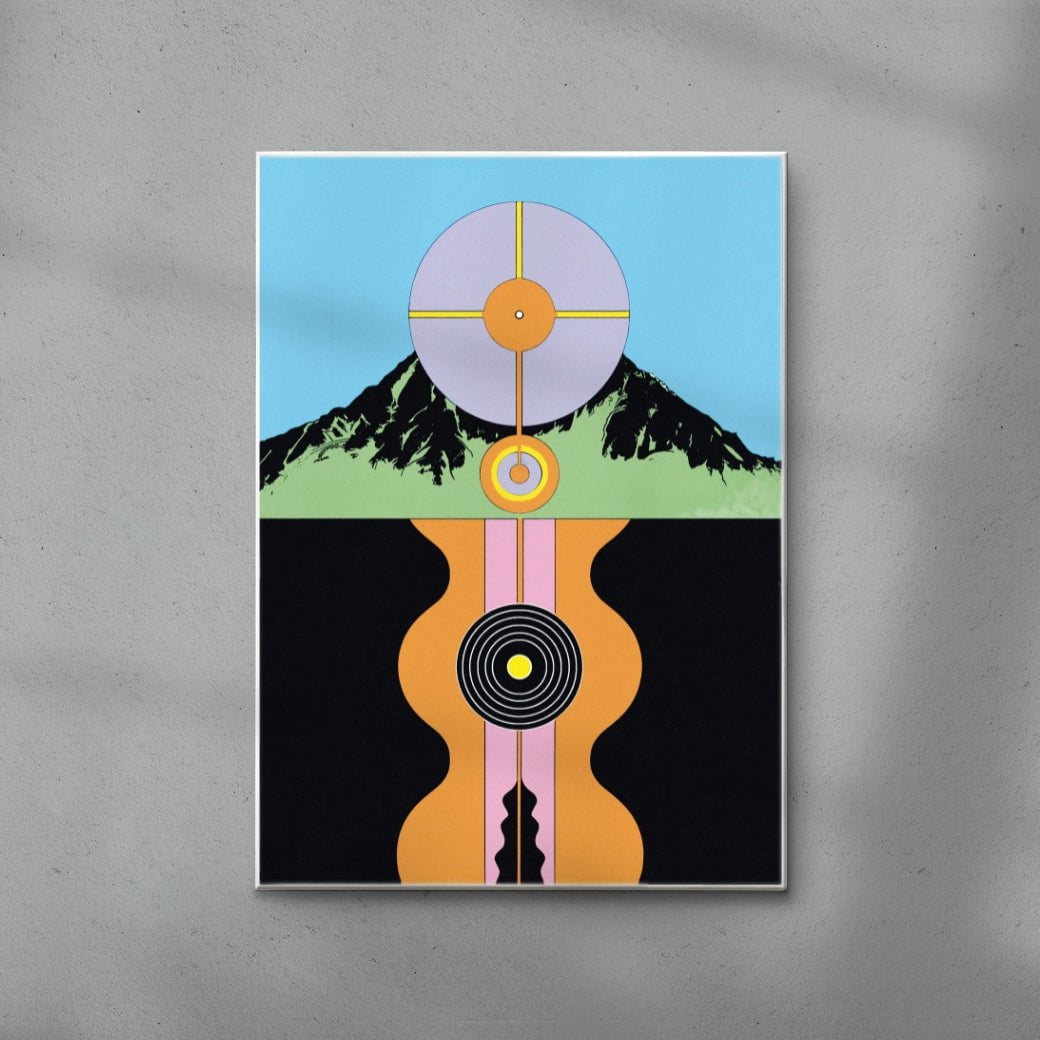 Atami contemporary wall art print by Shinzo Noda - sold by DROOL