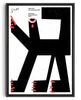 Load image into Gallery viewer, Smala Harpy contemporary wall art print by Floating Bstrd - sold by DROOL