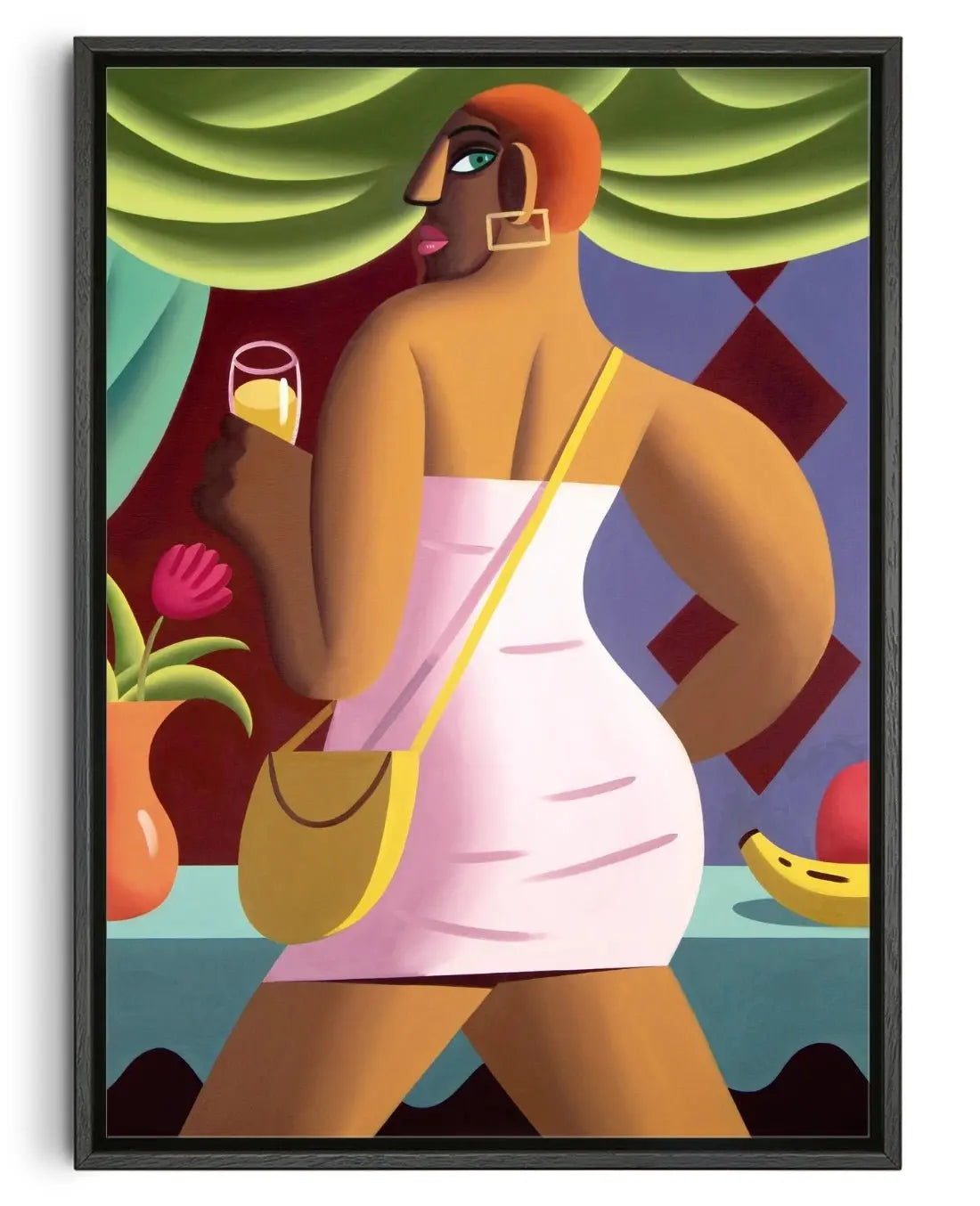 L-O-L-A contemporary wall art print by Juan de la Rica - sold by DROOL