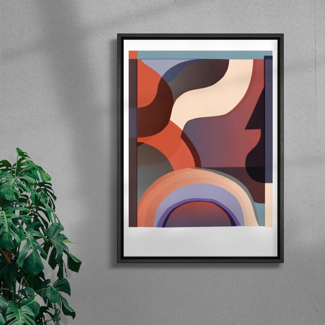 Swift contemporary wall art print by Rikki Hewitt - sold by DROOL