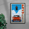 Drive contemporary wall art print by Othman Zougam - sold by DROOL