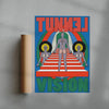 Tunnel Vision contemporary wall art print by Reza Hasni - sold by DROOL