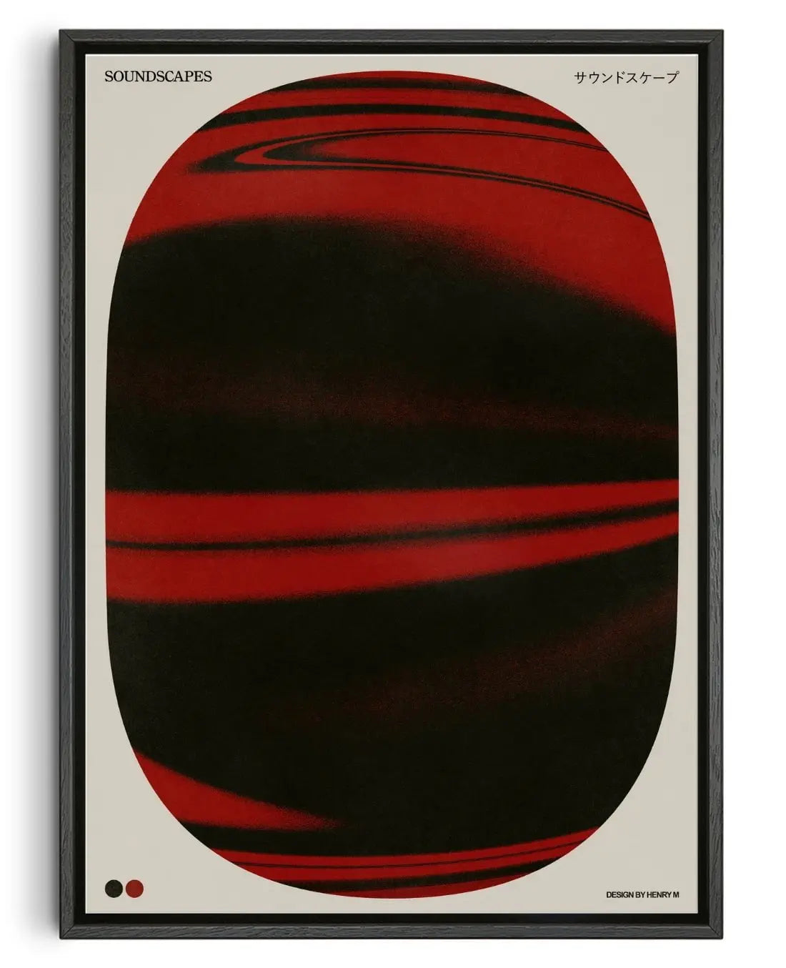 Soundscapes contemporary wall art print by Henry M. - sold by DROOL