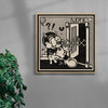 Life Lesson contemporary wall art print by Laserblazt - sold by DROOL
