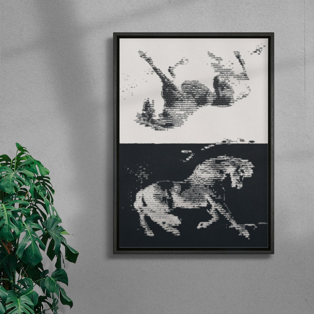 Frolic contemporary wall art print by KBAR Archive - sold by DROOL