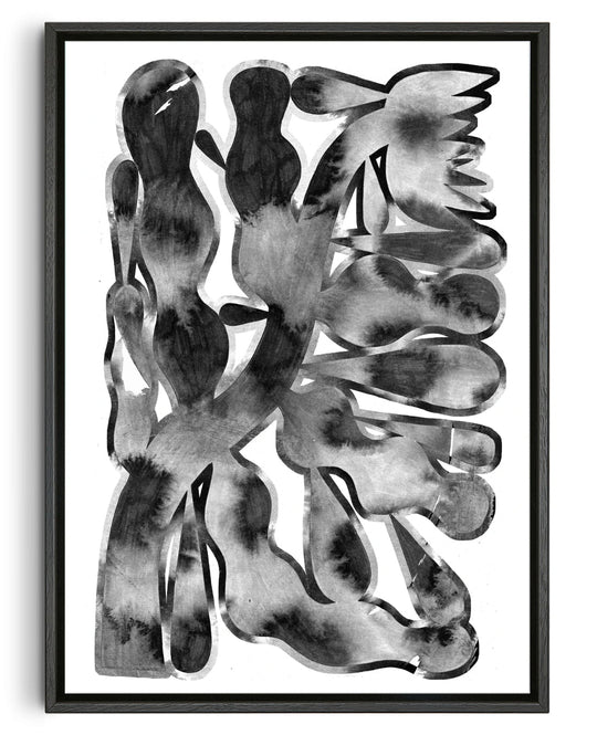 The drops and the Flower