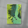 Takachiho Gorge contemporary wall art print by Lily Kong - sold by DROOL