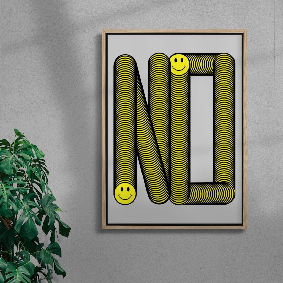 YES contemporary wall art print by Ignorance1 - sold by DROOL