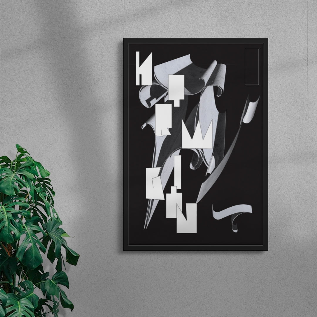 Hormigón contemporary wall art print by Naia Escribano - sold by DROOL