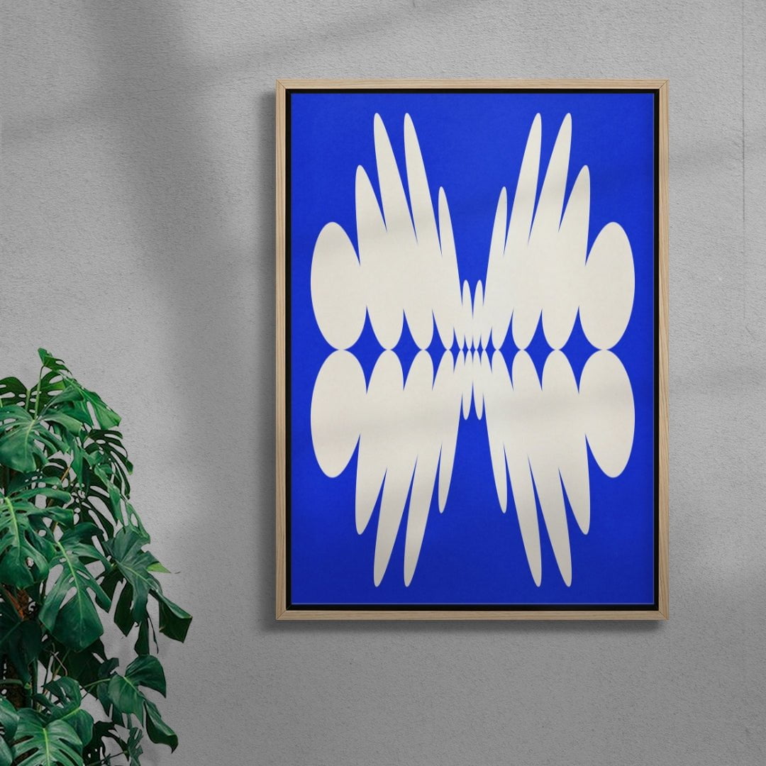 Web-Head 2 contemporary wall art print by Edan Strachan - sold by DROOL