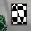 Noir contemporary wall art print by Sara Cristina Moser - sold by DROOL