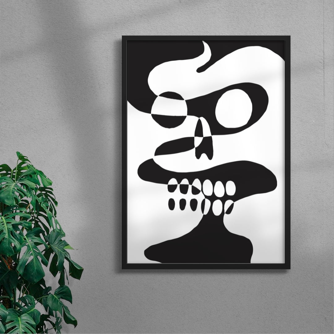 SMOKE SCREEN contemporary wall art print by Max Blackmore - sold by DROOL