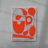 GRID contemporary wall art print by Sara Cristina Moser - sold by DROOL