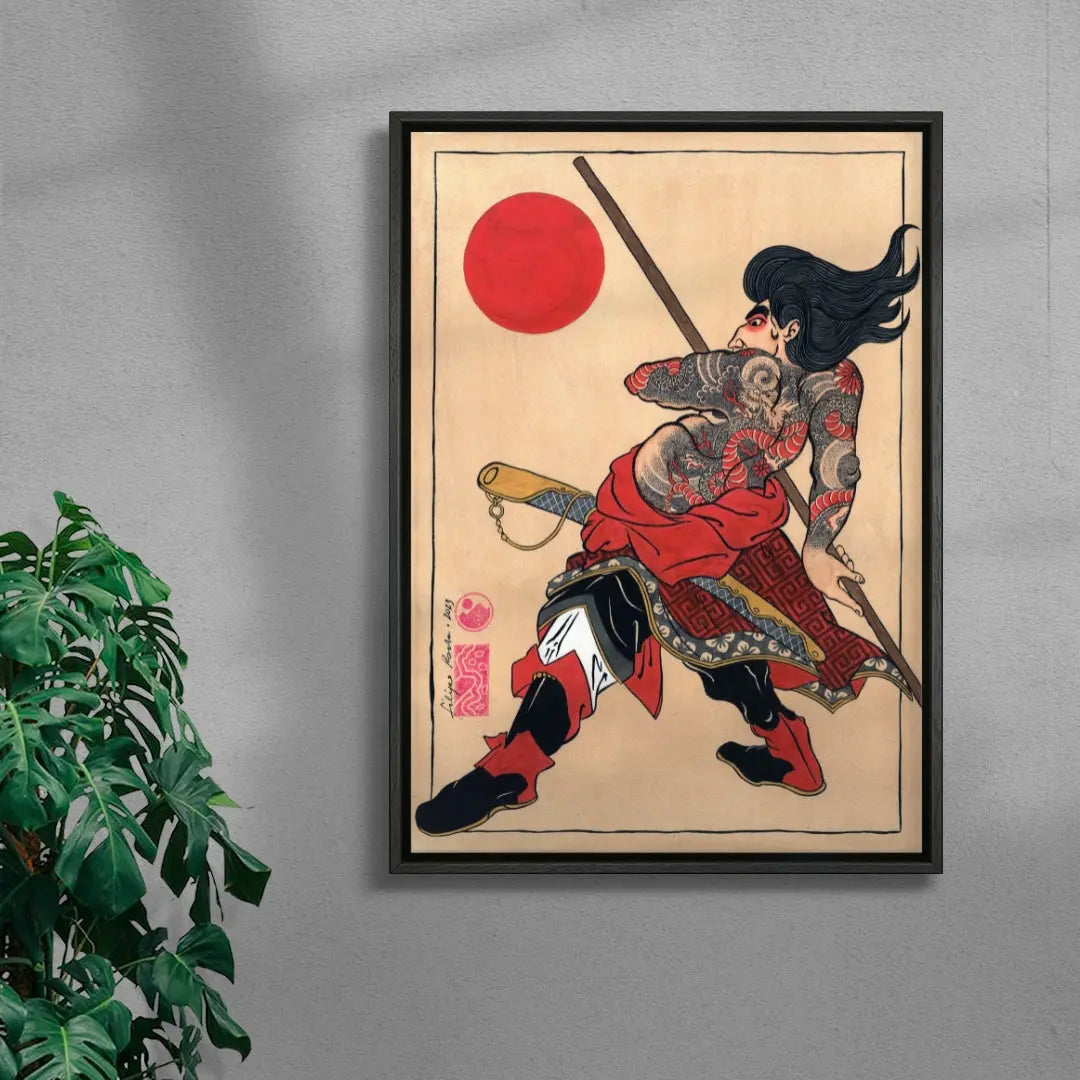 Tattooed Samurai & Dragon