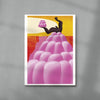 Let Us Eat Jelly contemporary wall art print by Hayley Wall - sold by DROOL