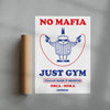 No Mafia contemporary wall art print by Alessio Trudu - sold by DROOL