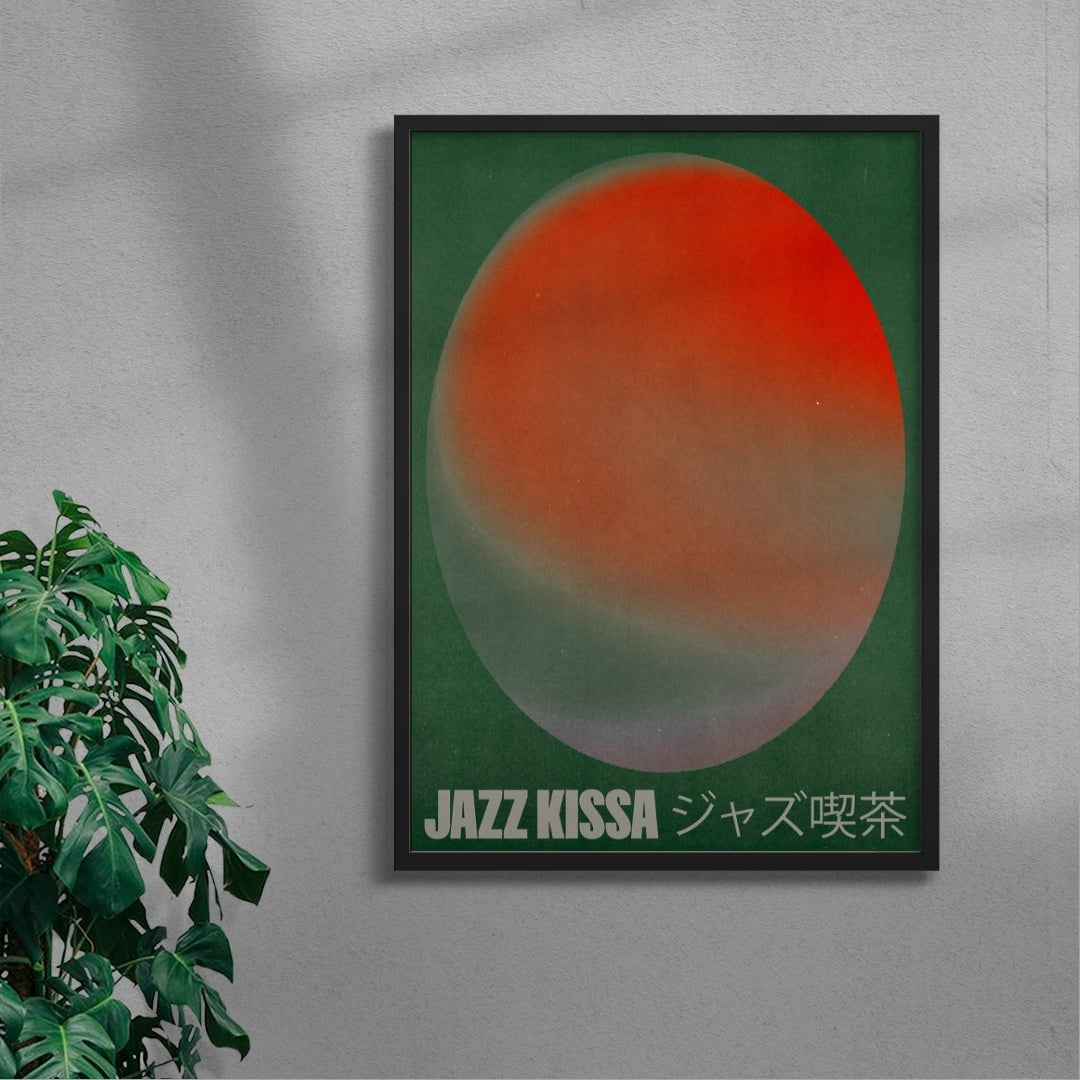 Jazz Kissa contemporary wall art print by Henry M. - sold by DROOL