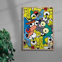 Thumbnail for Simpson Megamixed contemporary wall art print by Ignorance1 - sold by DROOL