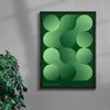 The pattern contemporary wall art print by Mirza Talovic - sold by DROOL