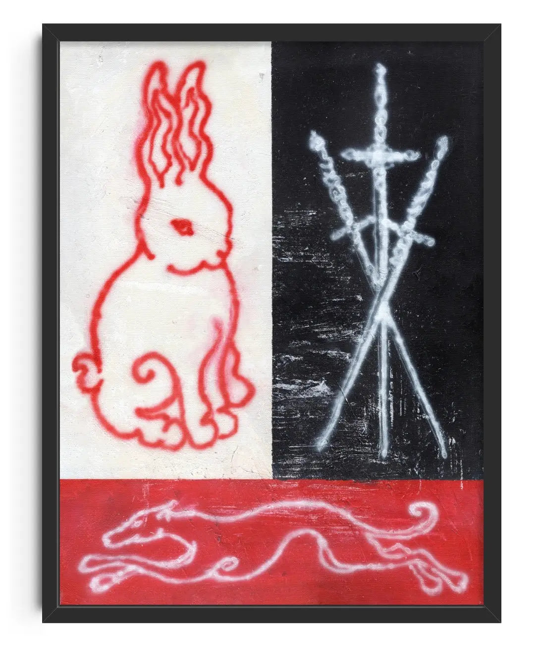 The Hunt contemporary art print by Alexander Khabbazi - sold by DROOL