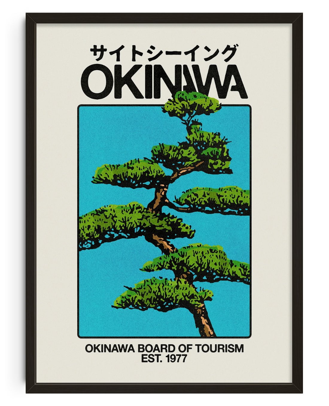 Okinawa 1 contemporary wall art print by Othman Zougam - sold by DROOL